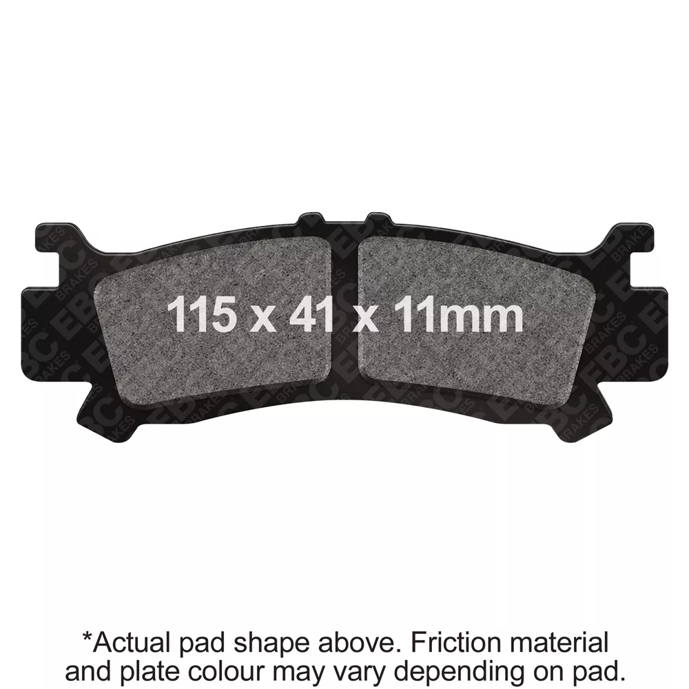 EBC Brakes Off Road Motorcycles TT Hybrid Carbon Brake Pad - FA702TT