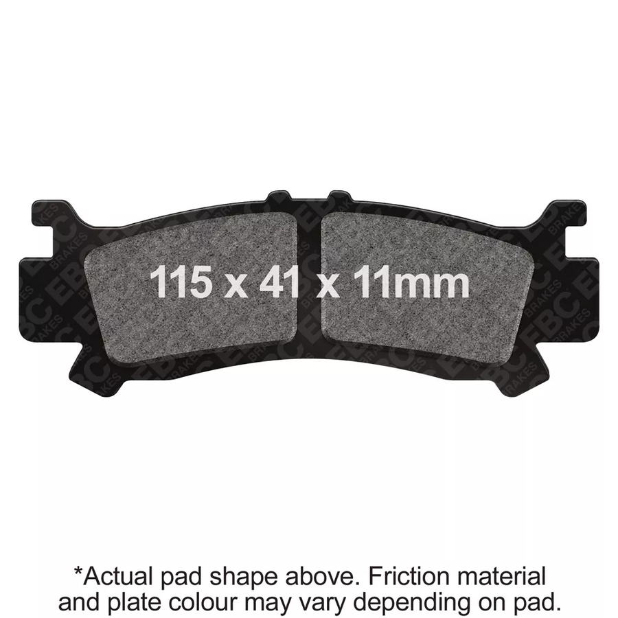 EBC Brakes Off Road Motorcycles TT Hybrid Carbon Brake Pad - FA702TT