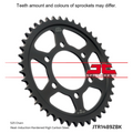 JT Sprocket Black Zinc Rear Sprocket - JTR1489.41ZBK - 525 pitch