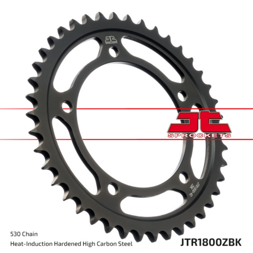 JT Sprocket Black Zinc Rear Sprocket - JTR1800.43ZBK