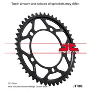 Rear sprocket from JT Sprockets JTR10.47 series, showing the metal sprocket with gear teeth for motorcycle or bike drive systems.