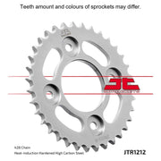 JT Sprockets rear sprocket JTR1212.37 with 428 pitch, designed for motorcycle drive systems, shown in the product image.