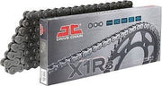 JT Sprockets 520 pitch heavy-duty X-ring drive chain with duel connecting link for up to 800cc motorcycles, 112 links.