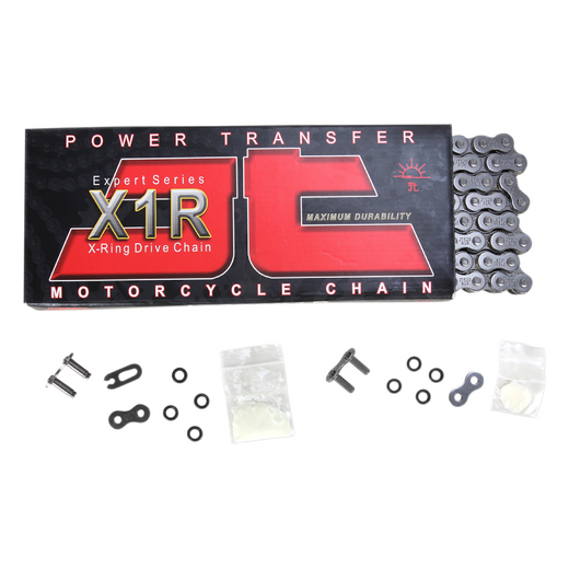 JT Sprockets 520 Pitch Heavy Duty X-Ring Drive Chain Up to  800 cc 114L  - Duel Connecting Link