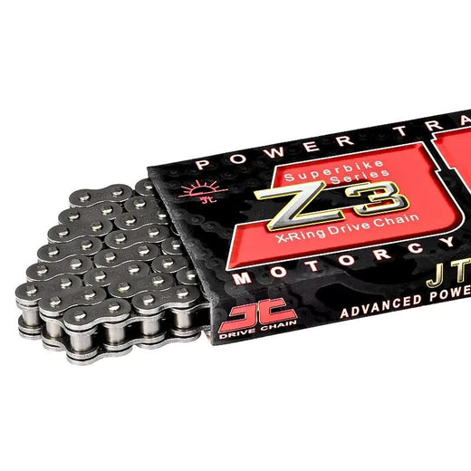 JT Sprockets 520 Pitch Super Heavy Duty X-Ring Drive Chain Up to  1000 cc 104L  - Rivit  Connecting Link