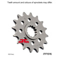 JT Sprockets Front Sprocket - JTF1516.17 - 520 Pitch