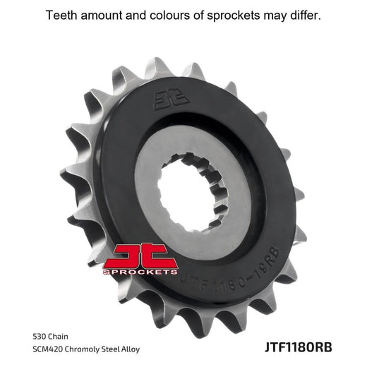 JT Sprockets Rubber Cushioned Front Sprocket - JTF1180.19RB - 530 Pitch