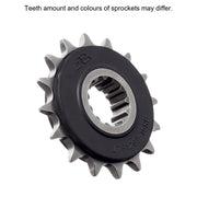 JT Sprockets rubber cushioned front sprocket JTF1267.16RB for 520 pitch, featuring durable construction and gear teeth.
