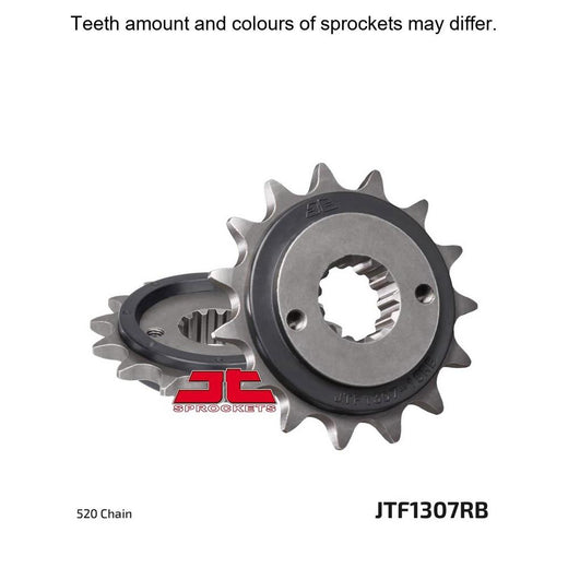 JT Sprockets Rubber Cushioned Front Sprocket - JTF1307.15RB - 520 Pitch
