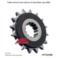 JT Sprockets Rubber Cushioned Front Sprocket - JTF1332.15RB - 525 Pitch