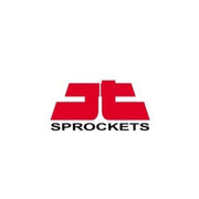 JT Sprockets rubber cushioned front sprocket JTF1332.16RB for 525 pitch motorcycle or dirt bike, with visible sprocket teeth and rubber cushioning.