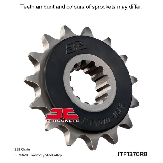 JT Sprockets Rubber Cushioned Front Sprocket - JTF1370.15RB - 525 Pitch