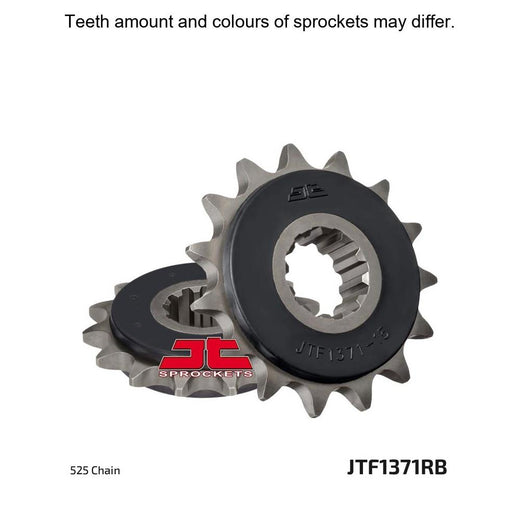 JT Sprockets Rubber Cushioned Front Sprocket - JTF1371.15RB - 525 Pitch