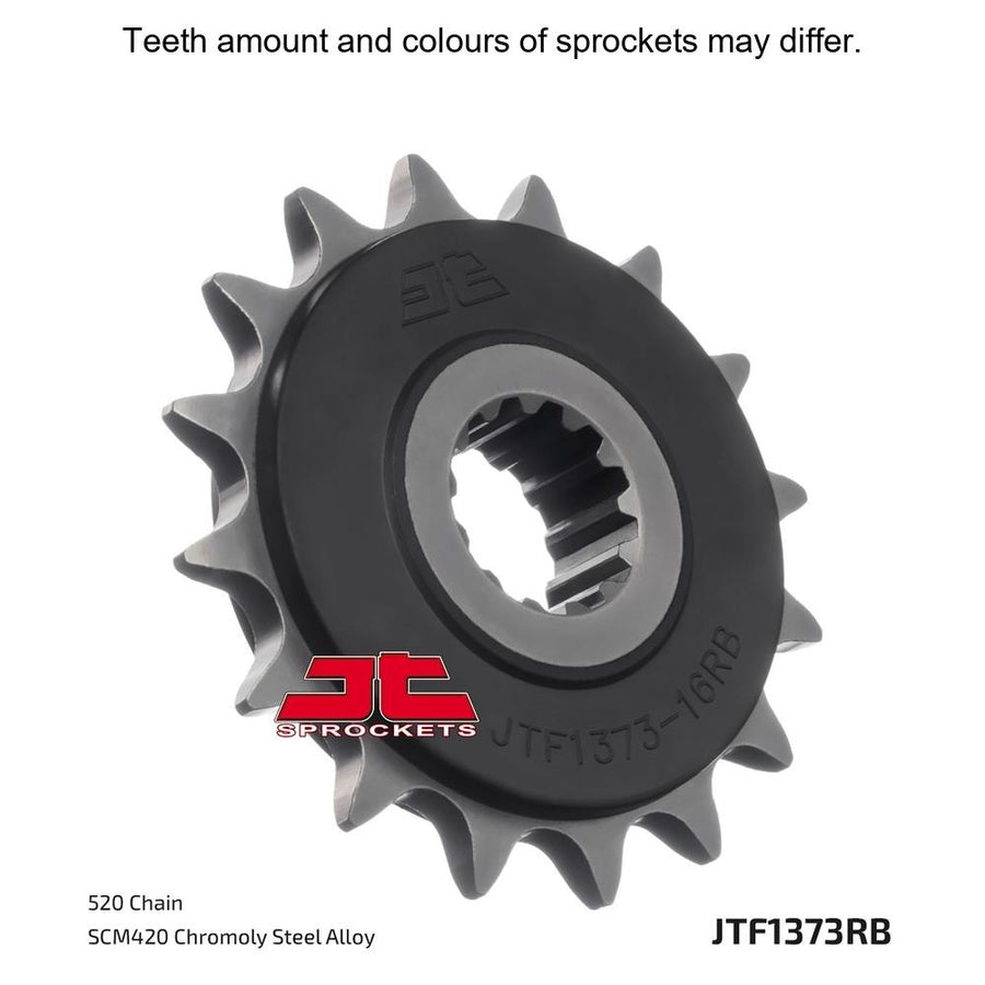 JT Sprockets Rubber Cushioned Front Sprocket - JTF1373.16RB - 520 Pitch