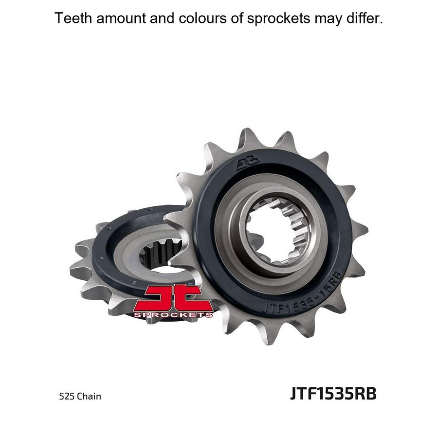 JT Sprockets Rubber Cushioned Front Sprocket - JTF1535.15RB - 525 Pitch