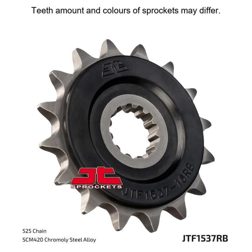 JT Sprockets Rubber Cushioned Front Sprocket - JTF1537.16RB - 525 Pitch