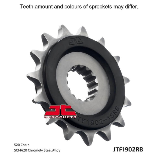 JT Sprockets Rubber Cushioned Front Sprocket - JTF1902.16RB - 520 Pitch
