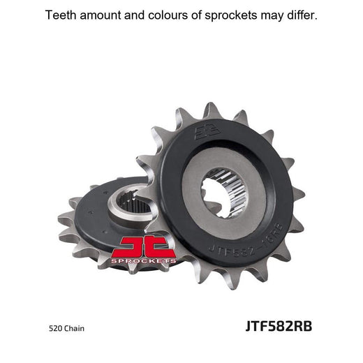 JT Sprockets Rubber Cushioned Front Sprocket - JTF582.16RB - 520 Pitch