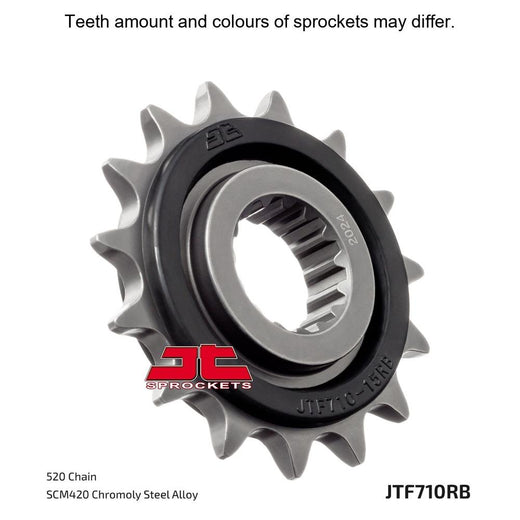 JT Sprockets Rubber Cushioned Front Sprocket - JTF710.17RB - 520 Pitch