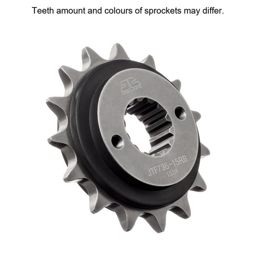 JT Sprockets Rubber Cushioned Front Sprocket - JTF736.15RB - 520 Pitch