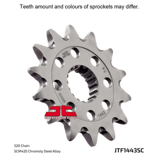 JT Sprockets Self Cleaning Lightweight Front Sprocket - JTF1443.13SC - 520 Pitch