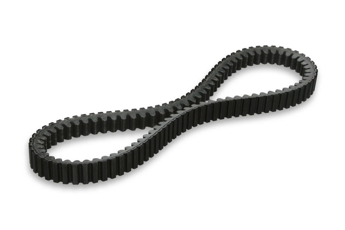Malossi X-Kevlar Drive Belt for scooters, showing the black reinforced belt with textured surface and branding details.