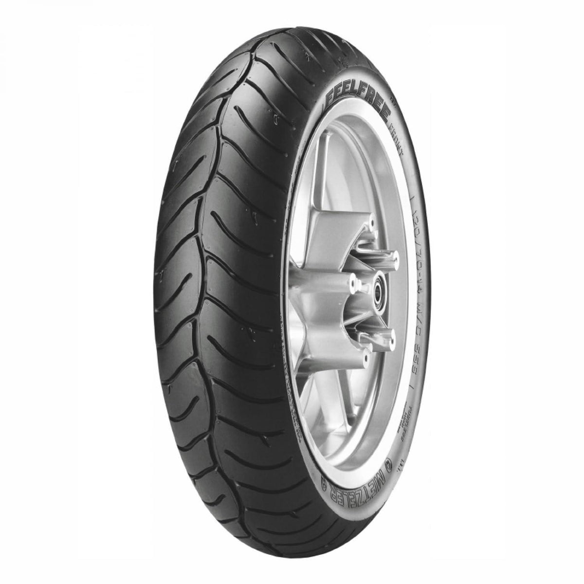 Metzeler FeelFree rear motorcycle tire 160/60R15M/CTL 67H with tread pattern suitable for motorcycle riding.