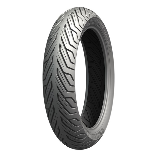 Michelin City Grip2 RF TL motorcycle tire in 130/70-12 size with 62S load index, showing tread pattern and sidewall details.