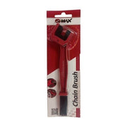 Motul Chain Care Cleaning and Lube Brush Kit for motorcycles, includes cleaning brushes and lubricant for chain maintenance.