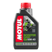 Motul Scooter Expert 10W40 4T MA motor oil bottle, 1 liter container for scooters