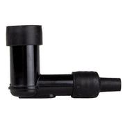 NGK single spark plug LD05F 8060 with black plug cap, used for automotive ignition systems, shown in the image.
