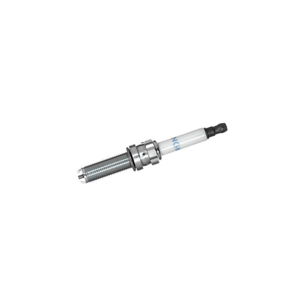 NGK single spark plug LMAR9J-9E with NGK94162 model, shown installed in a vehicle engine.