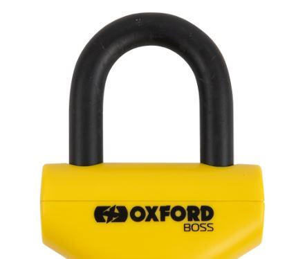 Oxford Boss 12.7mm Disc Lock Yellow