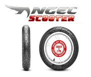 Pirelli Angel scooter front tire 120/70-13M/CTL 53P with tread pattern for enhanced grip and stability.