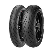 Pirelli Angel GT front motorcycle tyre 120/70ZR17M/CTL (58W) with tread pattern suitable for sport touring motorcycles.