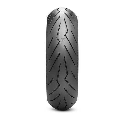 Front motorcycle tire PIRELLI Diablo Rosso III 120/70ZR17M/CTL (58W) with tread pattern and sidewall details.