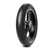Pirelli Diablo Rosso IV front motorcycle tyre, 120/70ZR17M/CTL (58W), designed for high performance and durability.