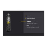 Pirelli Angel GT rear motorcycle tyre 190/55ZR17M/CTL 75W A with tread pattern for sport touring riding.