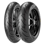 Pirelli Diablo Rosso II rear motorcycle tyre, size 200/50ZR17M/CTL 75W, high-performance Pirelli tire for sport bikes.