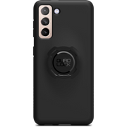 Quad Lock case for Samsung Galaxy S21, black protective phone cover with secure locking mechanism, designed for durability and style.