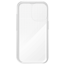 Quad Lock Poncho waterproof case cover for iPhone 16 6.1-inch, clear protective rain sleeve for outdoor use.