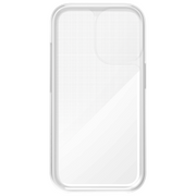 Quad Lock Poncho waterproof case cover for iPhone 16 6.1-inch, clear protective rain sleeve for outdoor use.