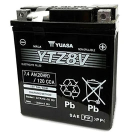 Yuasa YTZ8V (WC) 12V Factory Activated High Performance MF VRLA Battery