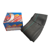 Vee Rubber inner tube for 19-inch tires with straight valve, suitable for 400/450(110/120)-19 motorcycle or bicycle wheels.