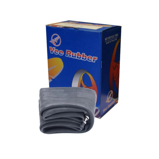 Vee Rubber Inner Tube 450/510-17 TR4 with straight valve, suitable for motorcycle tires, shown in the image.