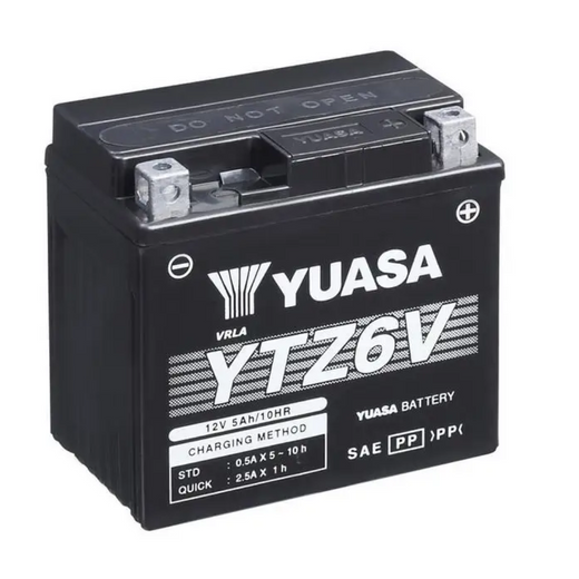 YTZ6V (WC) 12V Yuasa High Performance MF VRLA Battery